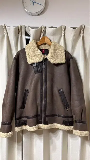 ALPHA 알파 플라이트 자켓 무스탕 b-3 아메카지 아우터