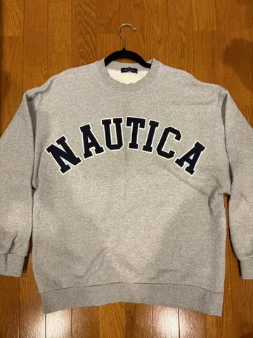 NAUTICA 그레이 맨투맨 M 사이즈