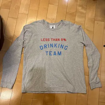 TACOMA FUJI drinking team 긴팔 티셔츠 XL 그레이