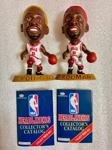 데니스 로드먼 피규어 2종 세트 CHICAGO BULLS NBA