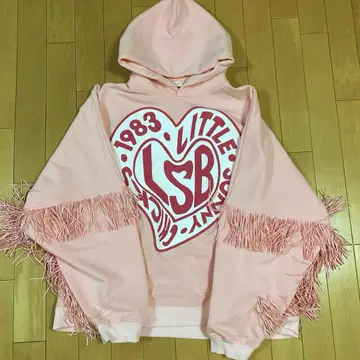 리틀 LSB 심볼릭 프린지 후디 후드티 로고 새상품급