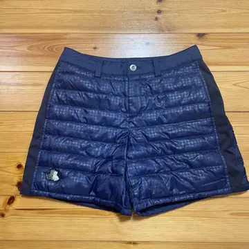 블랙 & 화이트 다운 숏팬츠