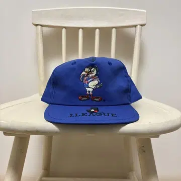 J.LEAGUE 자수 캡 파란색 M 사이즈