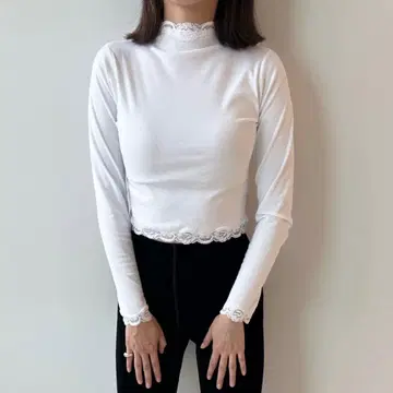 edit.forlulu 레이스 트리밍 상의