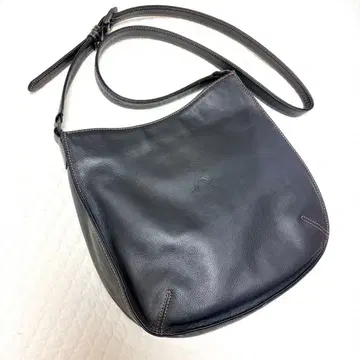 키타무라 가죽 숄더백 블랙