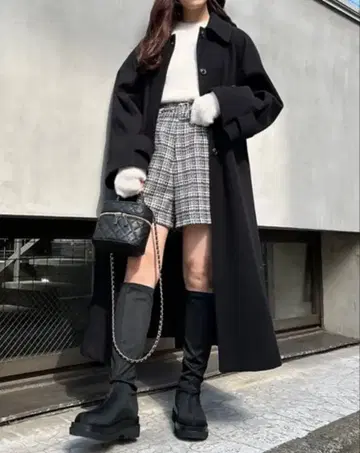 INGNI 스텐카라 코트 블랙