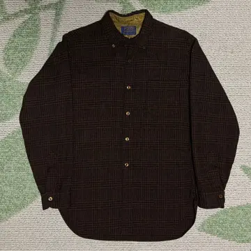 60s Pendleton 버튼 다운 울 셔츠