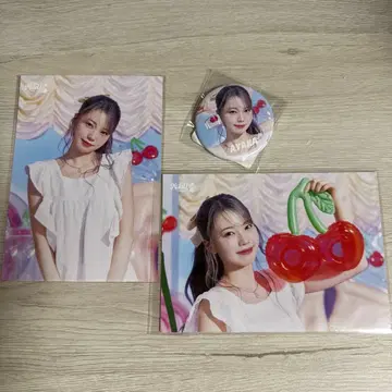 NiziU 아야카 popup 트레이딩 카드 캔뱃지