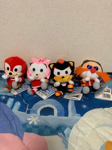 SONIC&FRIENDS 히요코피요코 봉제 인형 4종 세트