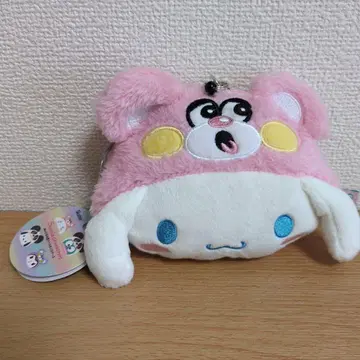 시나모롤 낚시릴 부착형 패스케이스 교통카드 지갑 시나모롤의 모자 산리오