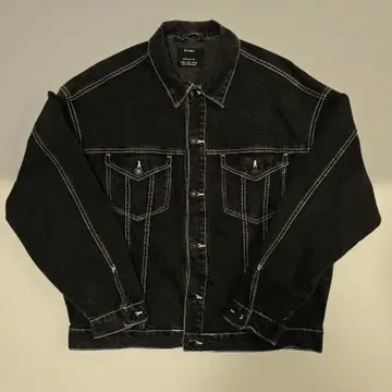 Bershka 블랙 데님 자켓 M