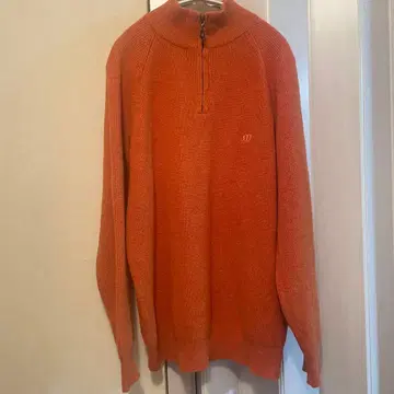 하프 지퍼 니트 스웨터 Henry Cottons 남성용 스웨터 L