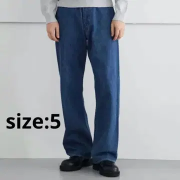 AURALEE SELVEDGE LIGHT DENIM PANTS