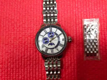 아날로그 손목시계 실버/화이트