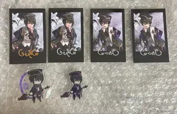 마호야쿠 6주년 화이트 스노우 포토 카드 밤 아크릴 스탠드