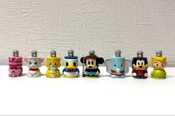 디즈니 캐릭터 피규어 8종 키링 토템폴 가챠