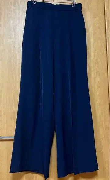 네이비 와이드 팬츠 엘르 세레모니