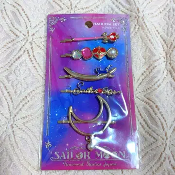 미사용 새상품 USJ 한정판 세일러문 헤어핀 세트 5개 유니버셜