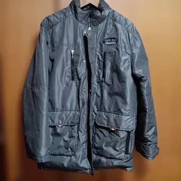 CAPRI BLUE 블랙 다운 자켓