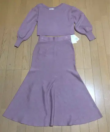 SNIDEL 스나이델 니트 스커트 셋업 니트 셋업