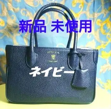 [ 미사용 새상품 ] ADMJ 소가죽 미니 토트백 미니 핸드백 네이비