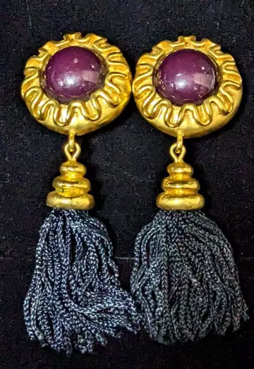 ESCADA 프린지 귀찌 빈티지