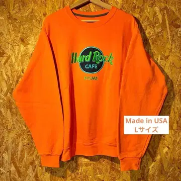 하드 록 카페 오렌지 트레이닝복 L Made in USA