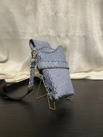 데님 가죽 시저 케이스 1형 스카이블루 4개