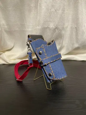 데님 가죽 시저 케이스 4개