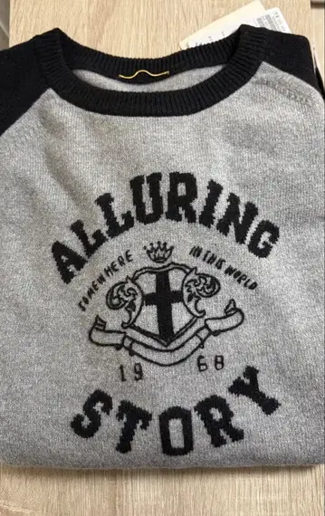 [ L'Appartement ] CASHMERE INTARSIA KNIT