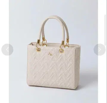 퀼팅 2way 핸드백 아이보리