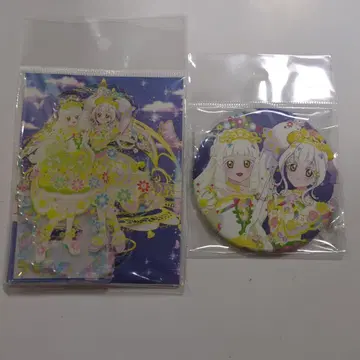 비밀의 아이프리 츠무기&반지 아크릴 스탠드, BIG 캔뱃지 2점