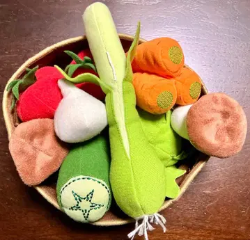 펠트 채소 세트 ( 수납 바스켓 포함 )