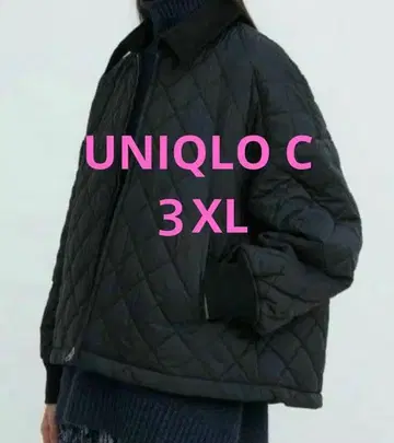 유니클로 C 퍼프테크 블루종 블랙 3XL