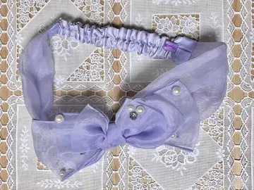 Angelic pretty 리본 헤어밴드 오간자