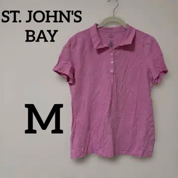 새상품급 ST. JOHN'S BAY [ M ] 핑크 피케 셔츠
