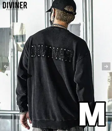 DIVINER 디바이너 Dirty Crucifixion Sweat M