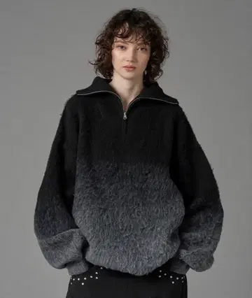 ONCILY 하프 지퍼 니트