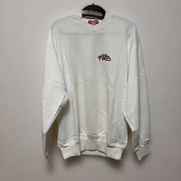 TRD 로고 자수 화이트 맨투맨 F