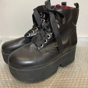 요스케 yosuke 통굽 부츠 지뢰계 펑크 24.5