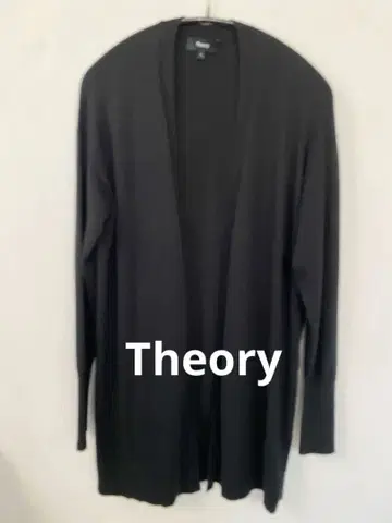 Theory 사이즈 S 블랙 긴팔 가디건 모 100%