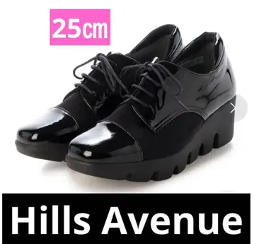 힐스 애비뉴 레이스업 슈즈 25cm 블랙