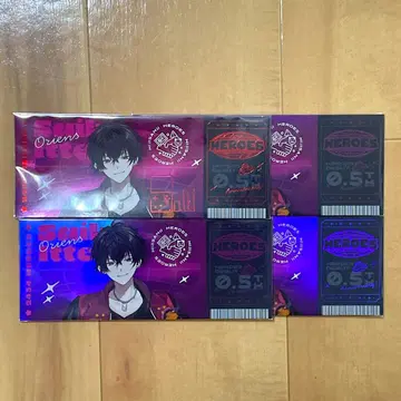 사에키 잇테츠 홀로그램 티켓풍 카드 4장 세트