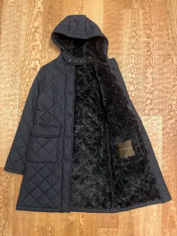 오늘만 가격 인하 매킨토시 퀼팅 코트 보아 안감 후드 크리스마스