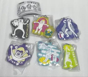 케타쿠마 (KETAKUMA) 캡슐 러버 마스코트 6종