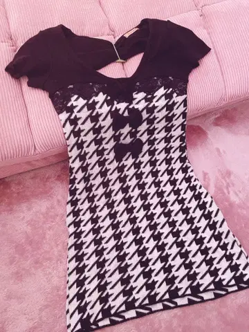 [레어] MA*RS 마즈 니트 원피스 헤이세이 갸루 Y2K