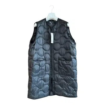 UNIQLO x Theory 울트라 라이트 다운 롱 베스트 블랙 XXL