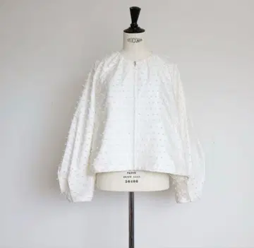 집소필라 gypsohila 바바파파 블루종 화이트 자켓