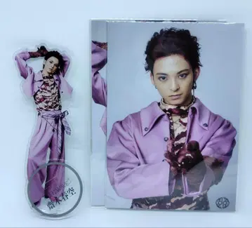 용궁성 사이키 하루쿠라 아크릴 스탠드와 사진 세트