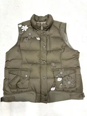 POTECHINO 다운 베스트 카키 사이즈 3